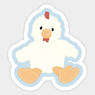 Chicken by Courtney Graben Sticker